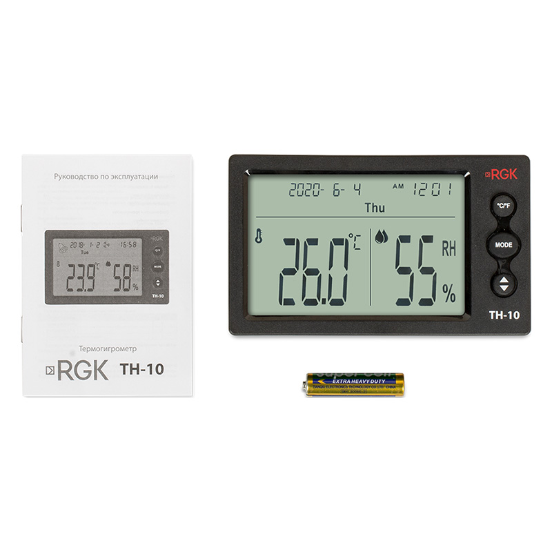 Термогигрометр RGK TH-10 — фото 5